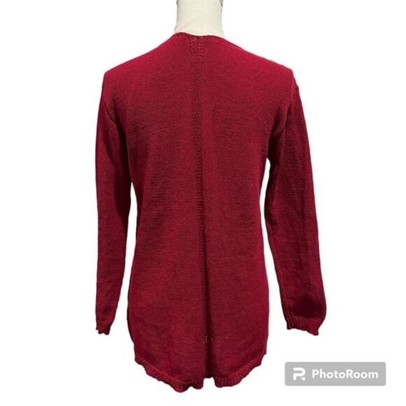 Philosophy Women's Sweater V-Neck Berry Pink Size Small - Picture 2 of 7